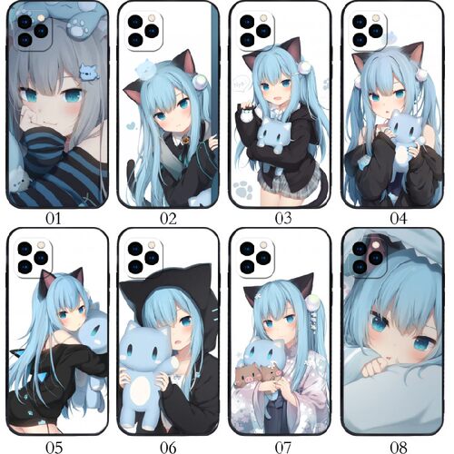 猫羽雫 适用 小米 10T Pro/三星 S30 Plus/2/MIX 4/Civi 1S/S21/A72/A52/A32/Note20/A71/A51/S20手机壳