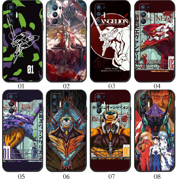eva福音战士 适用 红米 Note 9 4G/K60/10 pro/K50 至尊/Note 11 SE/realme V5/x7/V15/Q2/Q3/手机壳