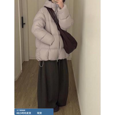 高充绒量白鸭绒羽绒服女2025冬季新款版型巨好看的高级感保暖短款