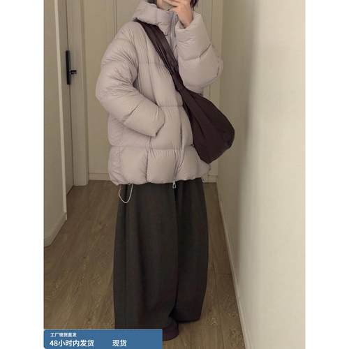 高充绒量白鸭绒羽绒服女2025冬季新款版型巨好看的高级感保暖短款