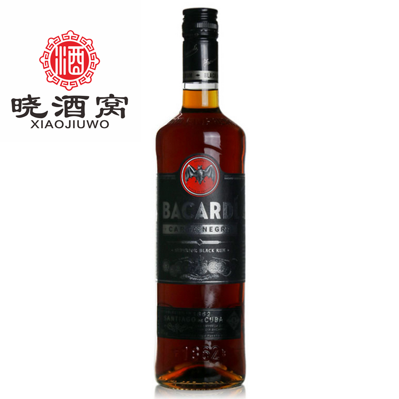 百加得黑朗姆酒 百家得BACARDI BLACK RUM 超級朗姆洋酒750ML包郵