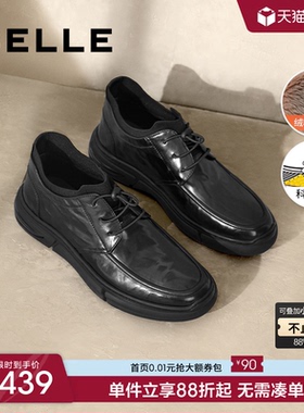 百丽男鞋高帮休闲商务皮鞋男冬季新款加绒棉鞋保暖短靴子8MP01DD4