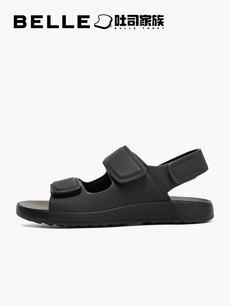 BELLE 남성 신발 샌들 여름 2024 새로운 슬리퍼 야외 BIRKENSTOCK 신발 통기성 토스트 슬리퍼 A1625BL4