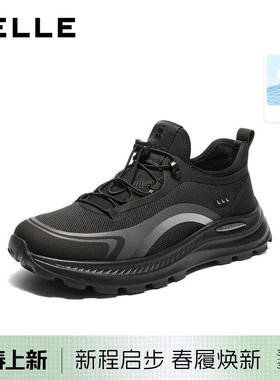 百丽男士厚底网面休闲运动健步鞋男26春季新款增高公务鞋8YQ01AM6