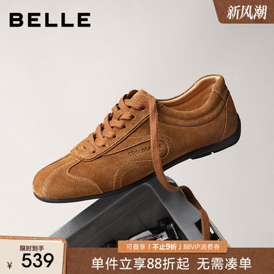 百丽休闲运动跑步阿甘德训板鞋