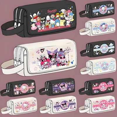 三丽鸥库洛米美乐蒂玉桂狗笔袋小学生初中少女儿童大容量铅笔盒A