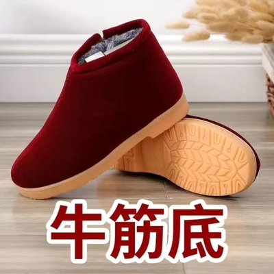 加绒加厚过冬老式棉鞋鸡婆鞋