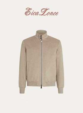 意卡伦萨 杰尼黑标系列羊毛羊绒90白鹅绒休闲百搭立领夹克SN80495