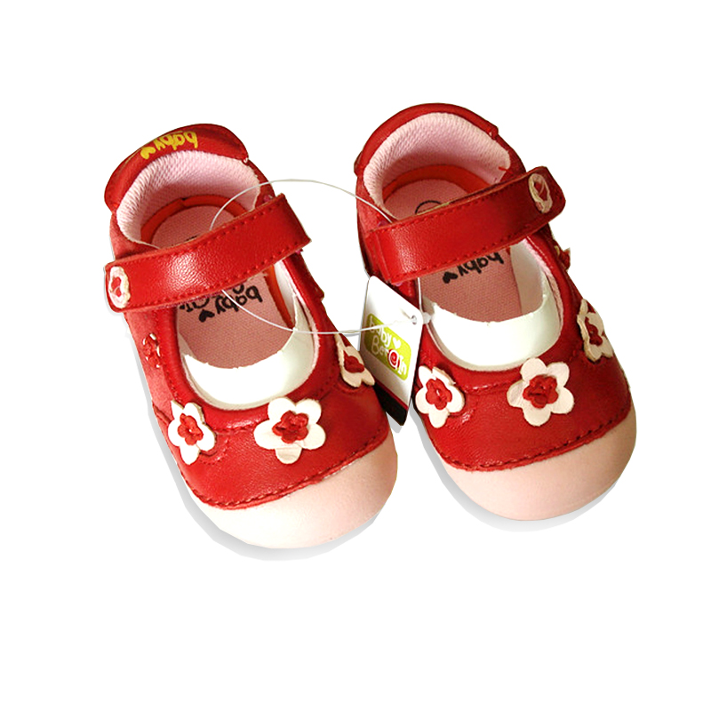 外贸原单真皮童鞋促销小牛皮宝宝鞋婴儿防滑学步鞋护脚