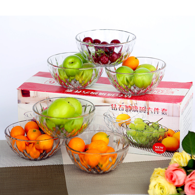 Golay Promotional Gifts household Glass bowl suit Salad Dessert Bowl Fruit rice bowl Crystal Bowlin the Tableware , Tableware , Bowl  category - from Buy2taobao.com to provide professional Taobao agent buy service