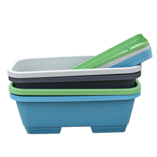 新款加厚阳台种菜盆家庭室内蔬菜长方形塑料长条花盆槽盆栽种植盆