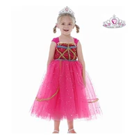 Стиль 7 красная юбка+розовая корона