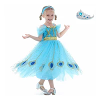 Стиль 5 юбки павлина+корона