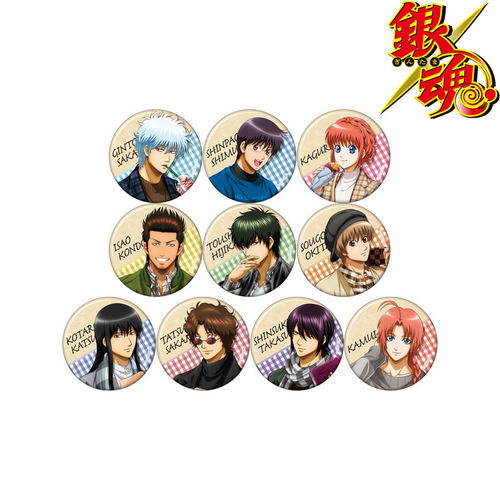 银魂动漫徽章胸章银时神乐吧唧