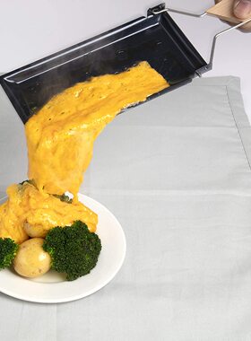 Cheese Raclette Grill Portable Candle Raclette Pan芝士烧烤盘