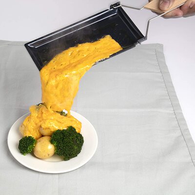 Cheese Raclette Grill Portable Candle Raclette Pan芝士烧烤盘