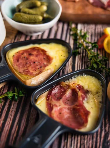 电加热烧烤机器Raclette Grill烧烤盘不粘煎盘芝士奶酪烤肉盘铲勺