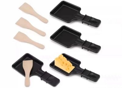 电烧烤炉芝士奶酪小烤盘不粘锅小手碟迷你小烤勺raclette cheese