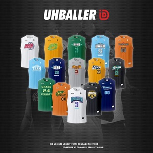 UH BALLER宽肩训练背心定制健身篮球运动坎肩无袖T恤美式投篮服