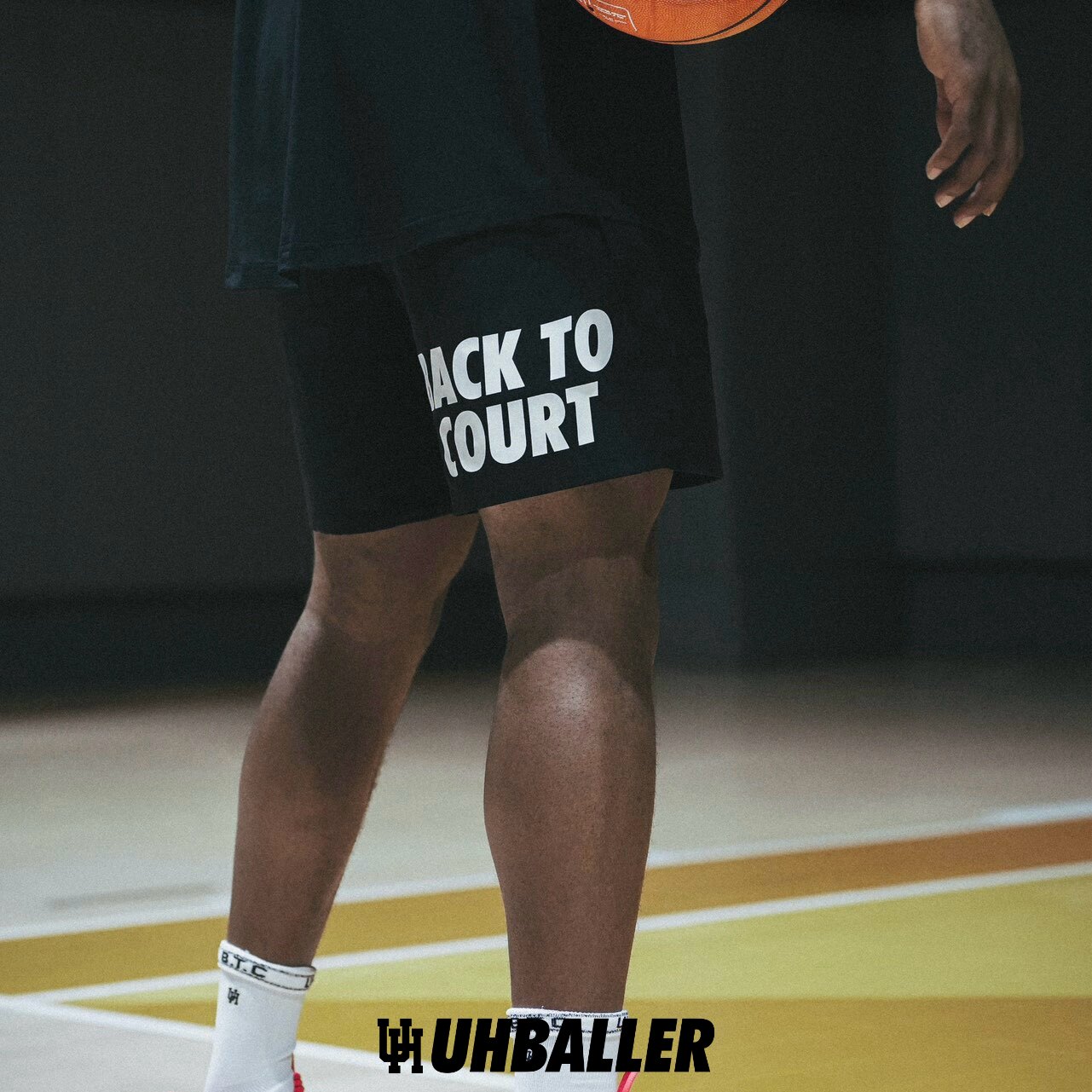 UH梭织篮球短裤夏季速干运动裤休闲美式四分裤夜光反光宽松大腿围
