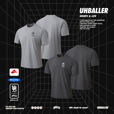 UH莱卡运动短袖简约休闲基础tee