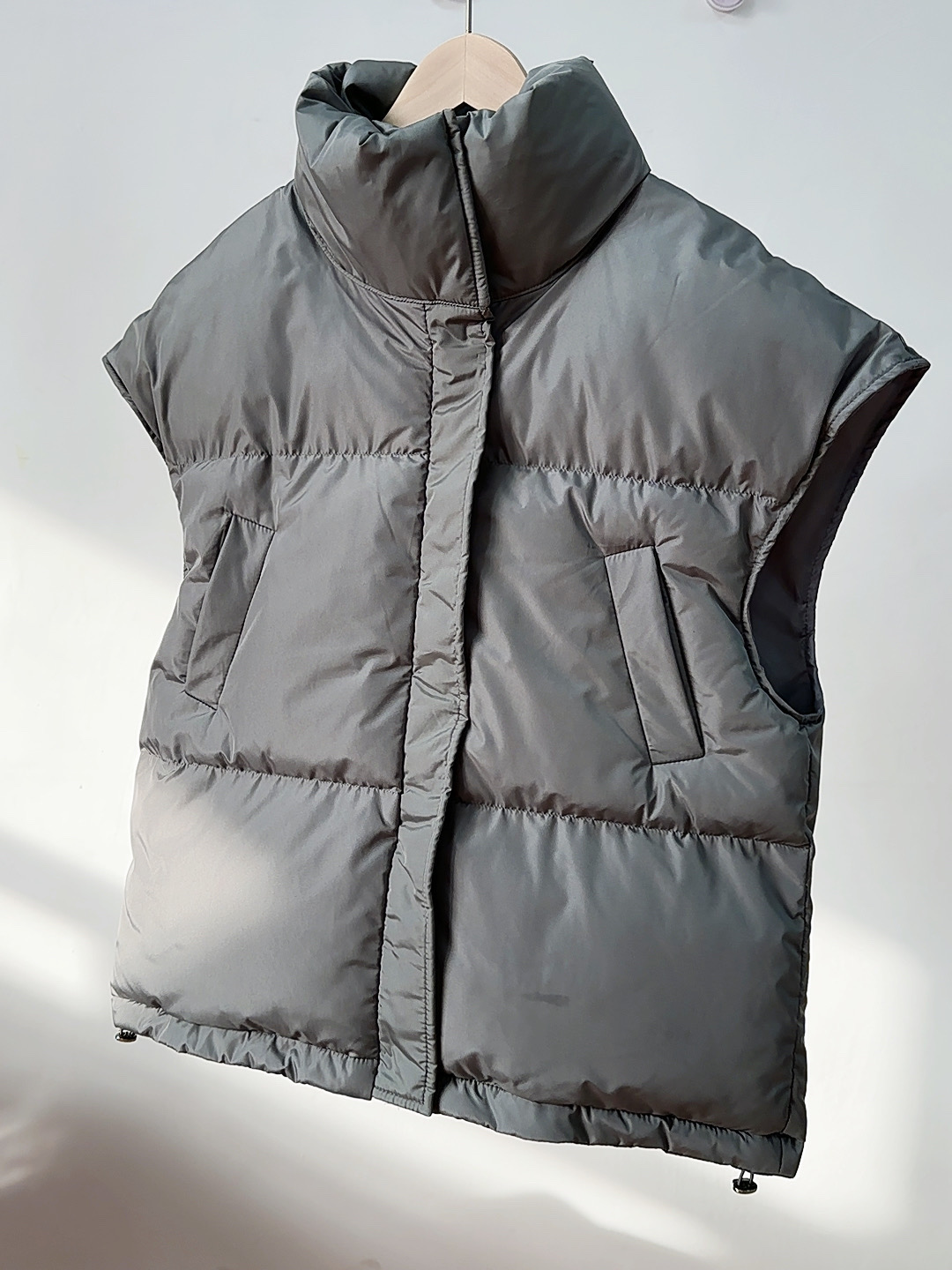 日单男士厚款立领马甲棉坎肩面包服洋气上衣