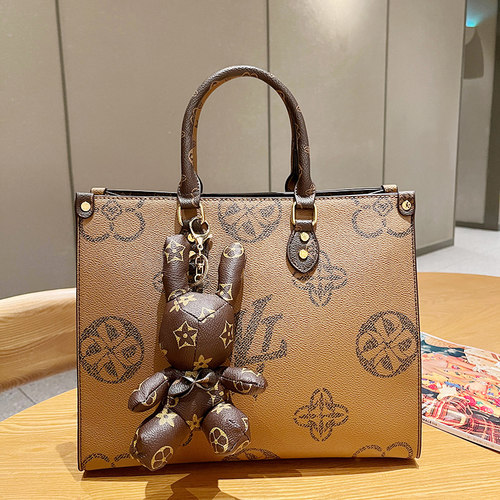 品牌老花托特包通勤百搭手提包