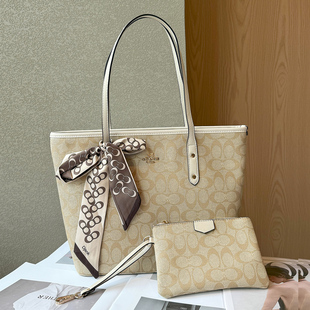 品牌女包真皮托特包大包妈咪包购物袋2025新款通勤百搭单肩腋下包