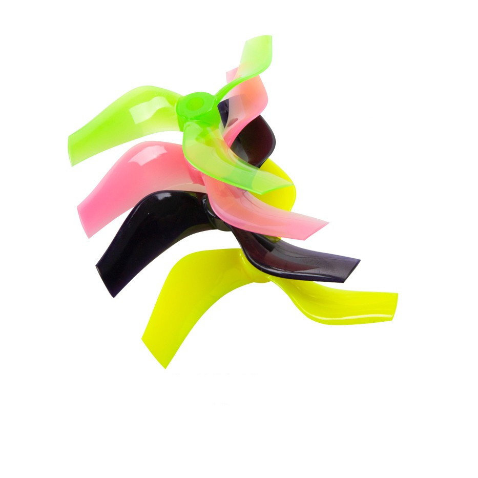 fpv穿越机涵道桨 gemfan乾丰75mm小四轴螺旋桨3寸三叶149小蜜蜂浆