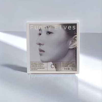 FunnyEls方里柔焦遮瑕蜜粉饼