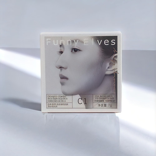 FunnyEls方里柔焦遮瑕蜜粉饼