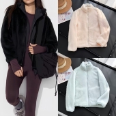 女装 长绒摇粒绒珊瑚绒外套拉链茄克 459794 柜199 470137 479611