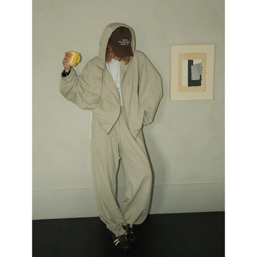 MOERSHOP“舒适的生活搭子”cleanfit一键搞定连帽卫衣运动裤套装