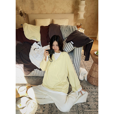 MOERSHOP  “轻柔感体验”轻量级薄宽松纯棉六色松弛感内搭打底衫