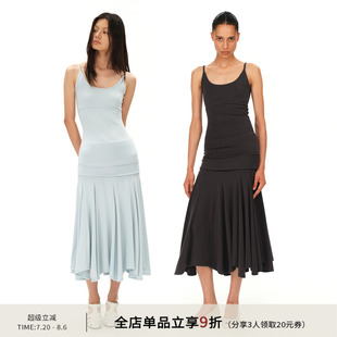 显瘦U领吊带背心女夏舒适透气0压感无袖 SMIIILE软糯高弹修身 上衣