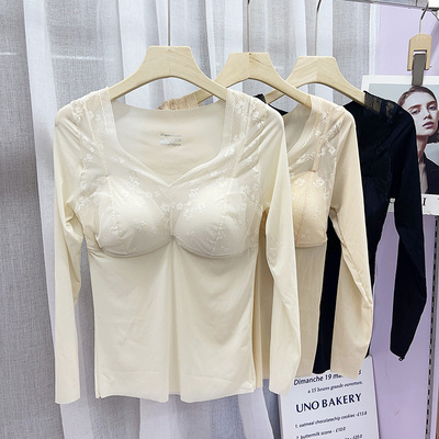秋冬超薄女冰丝打底皮肤衣无痕女