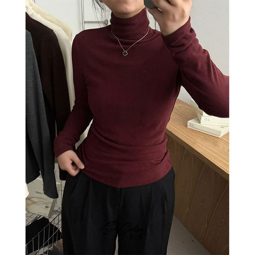 打底衫女修身显瘦内搭长袖上衣女