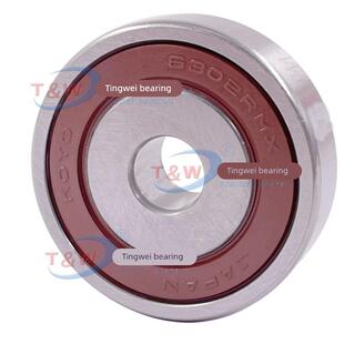 日本进口霸道汽车发电机压带轮非标轴承6302RMX 10.2*42*13mm