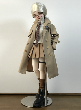 【现货掉落拉德学院】bjd娃衣4分5分学院风套装风衣套装