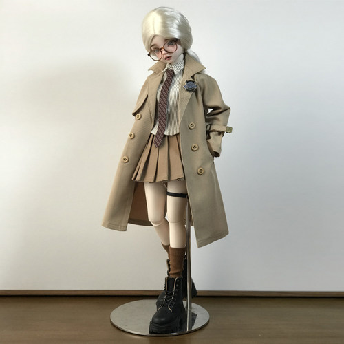 【现货掉落拉德学院】bjd娃衣4分5分学院风套装风衣套装