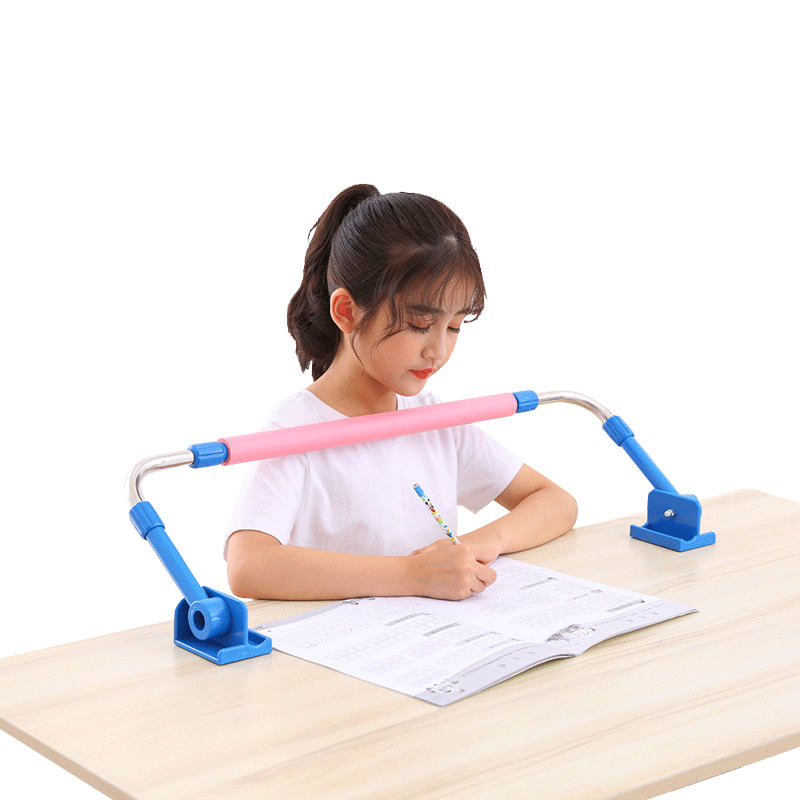 邹荣双面胶款式坐姿矫正器 学生儿童写字姿势提醒器防低头杆防近视书写支架视力保护器护栏杆可调节