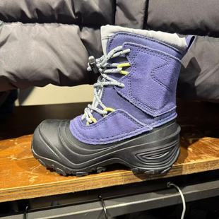 美国代购TheNorthFace北面儿童dryvent高帮防水棉靴 无盒
