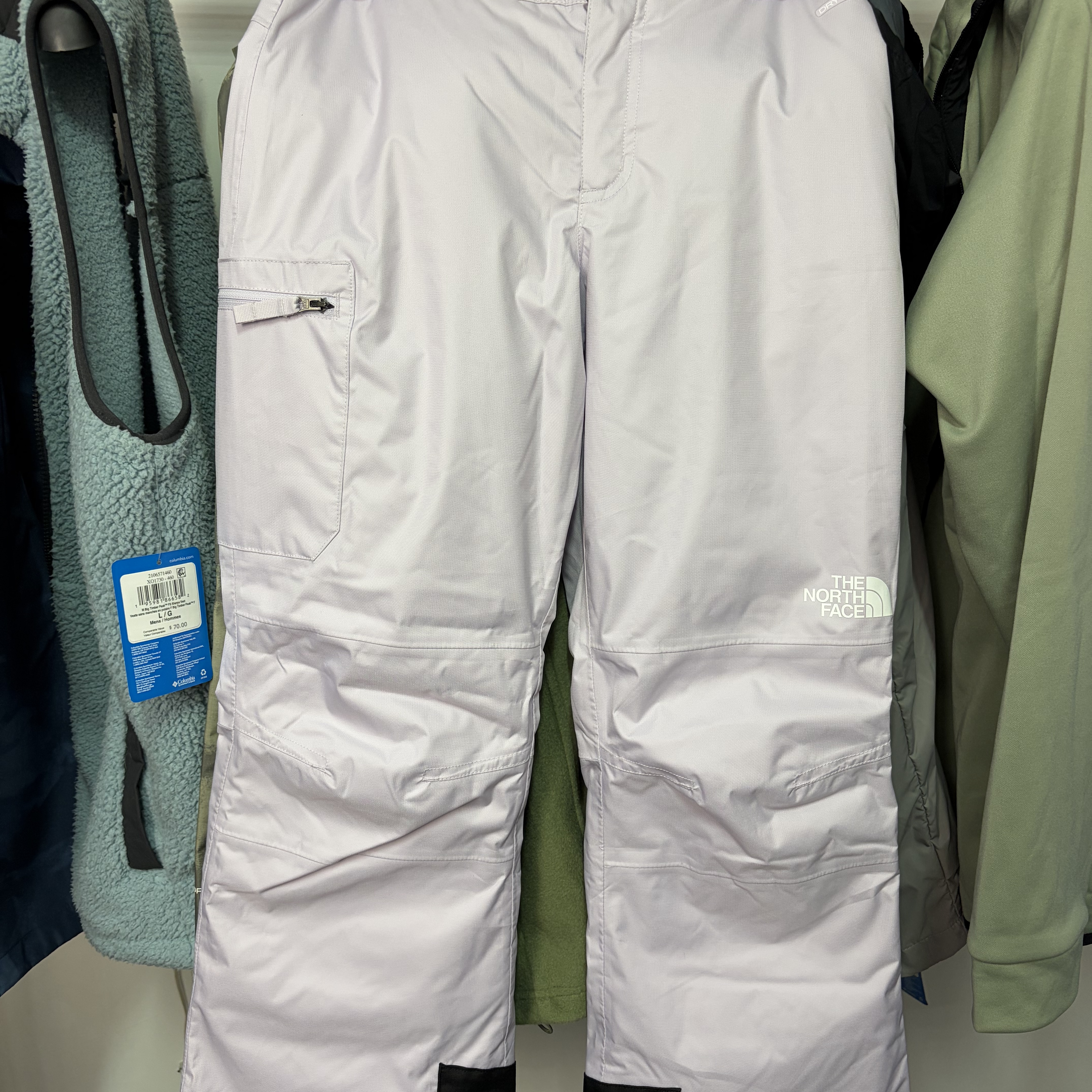 国内现货TheNorthFace大童夹棉防风防水滑雪裤