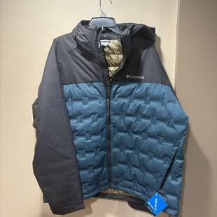 美国代购哥伦比亚男士Grand金反射防水650蓬羽绒服外套