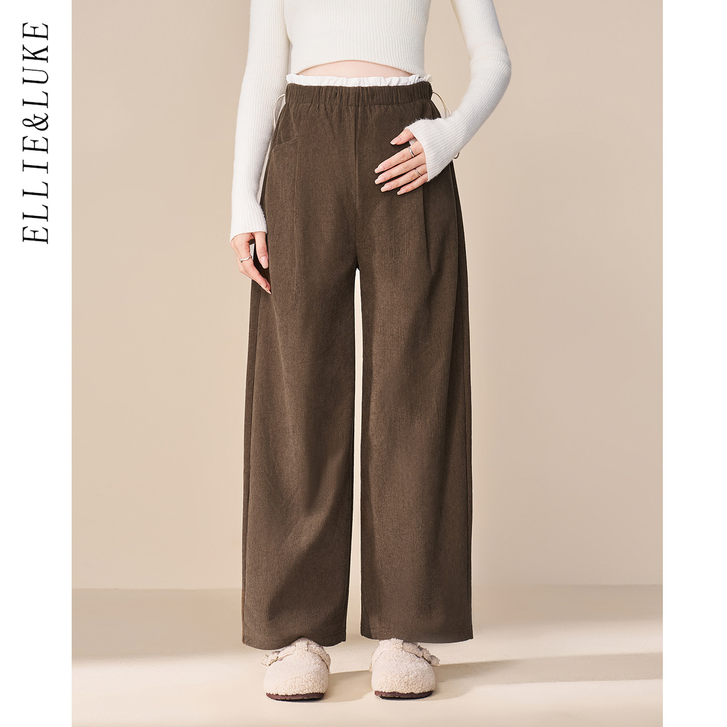 ellieluke孕妇裤冬外穿加绒加厚保暖长裤小个子阔腿直筒裤子冬装,孕妇装/孕产妇用品/营养,孕妇休闲裤,淘宝优惠券,粉丝福利购,淘宝优惠卷