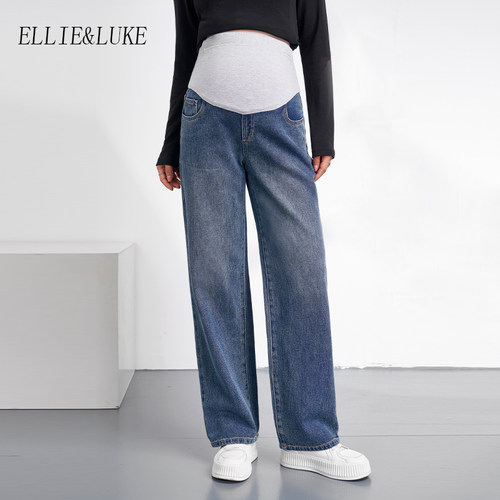 ellieluke春夏外穿孕妇牛仔裤