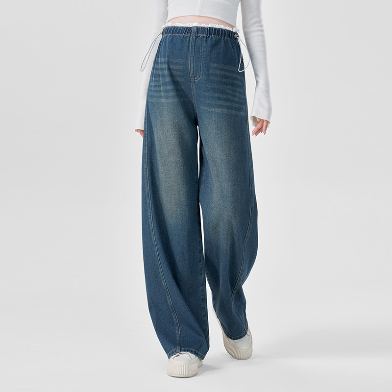 ELLIELUKE孕妇牛仔裤冬外穿小个子阔腿裤子不勒肚子直筒长裤春装,孕妇装/孕产妇用品/营养,孕妇休闲裤,淘宝优惠券,粉丝福利购,淘宝优惠卷