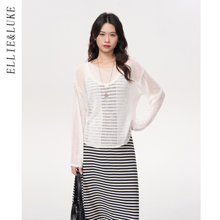 ELLIELUKE孕妇装春夏套装连衣裙罩衫两件套小个子孕妈高级感穿搭