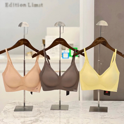 如吻ruwen内衣女麦穗U背文胸套装