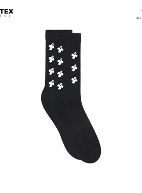 英国 Vertex 黑色鬼魂魔鬼速干透气排汗专业运动骑行袜潮人袜